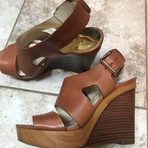 Brand Michael Kors new wedges, only worn once!
